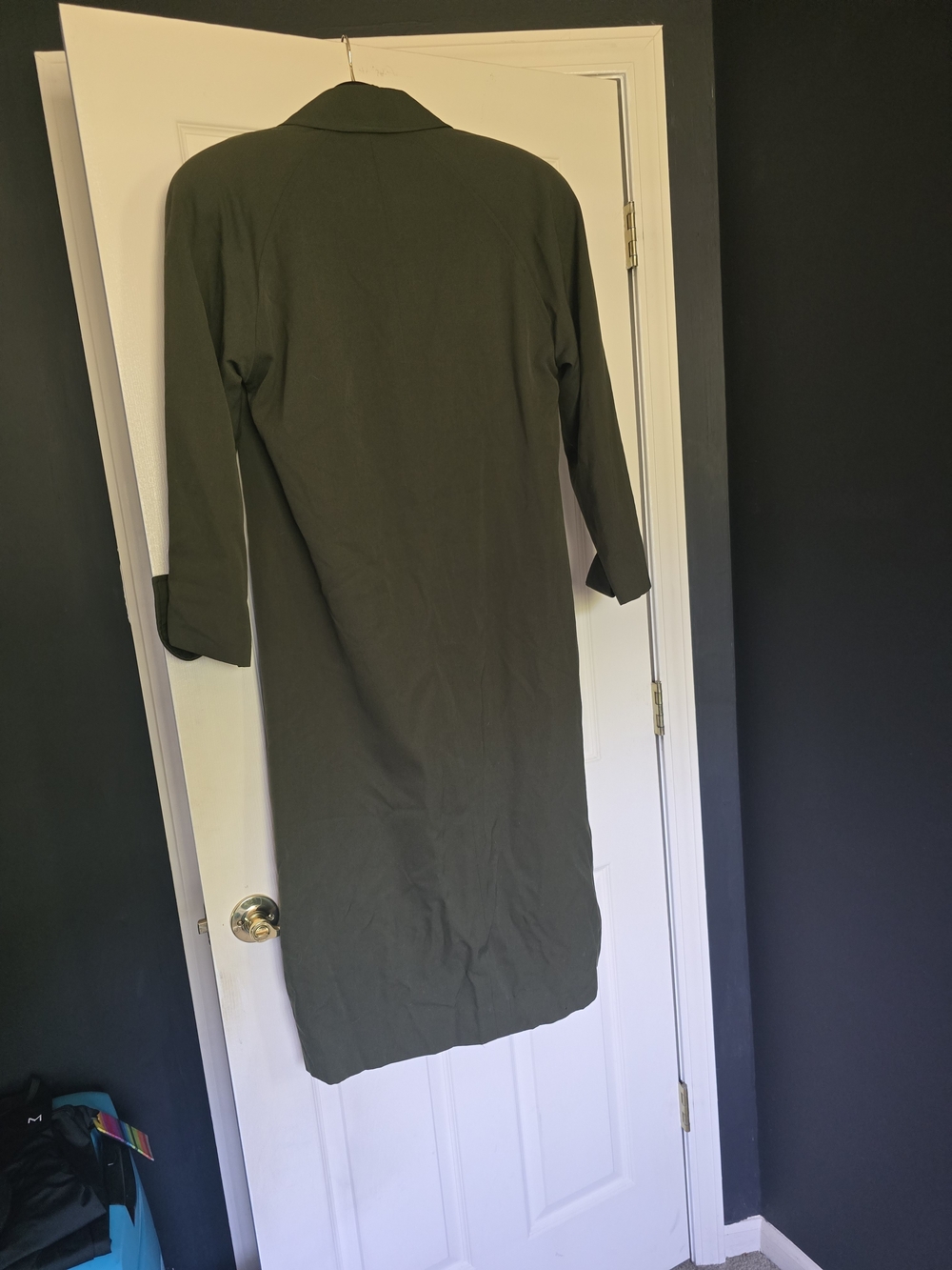 Nordstrom Olive Green Tailored Trench Coat View 3